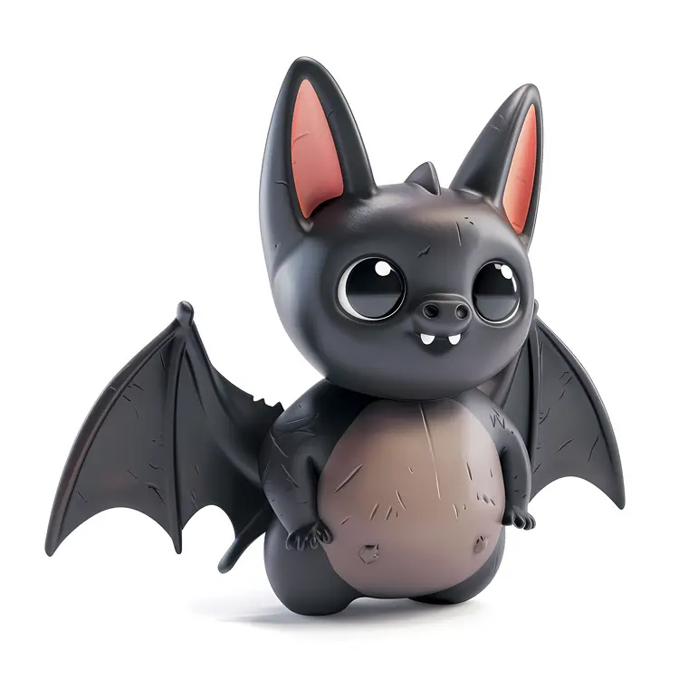 Adorable Cute Bat Cartoon