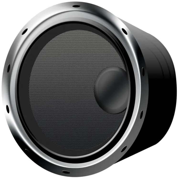 Black and Silver Speaker for Deep Bass