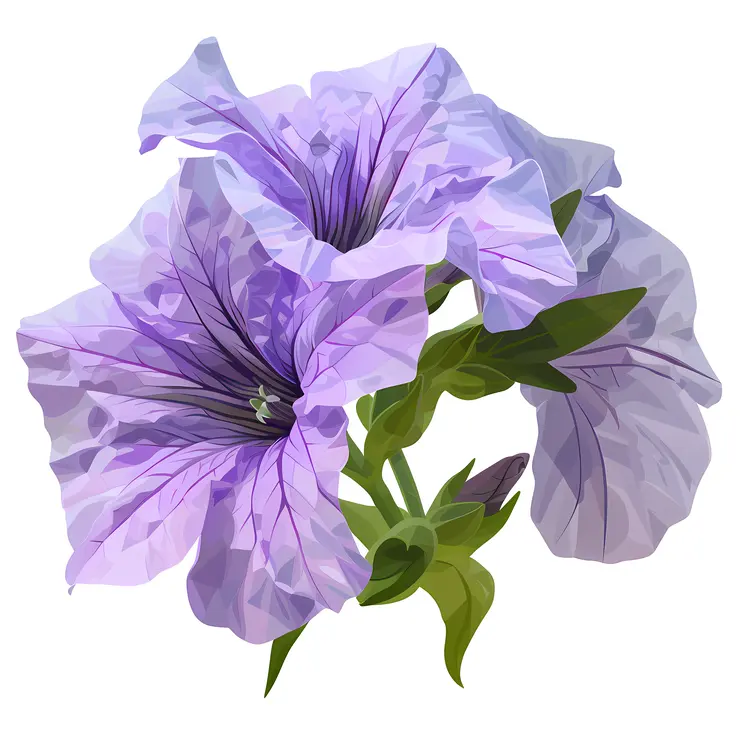 Beautiful Purple Flowers in Bloom