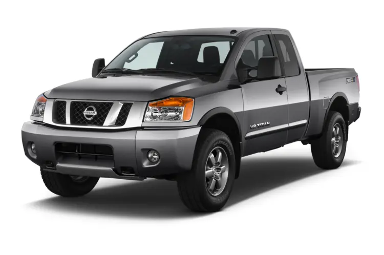 Gray Nissan Titan Pickup Truck