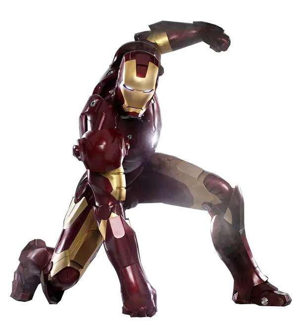 Iron Man in Red and Gold Suit