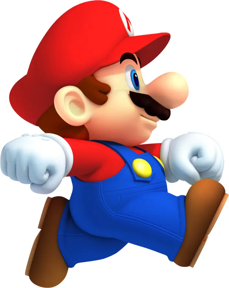 Running Mario Character