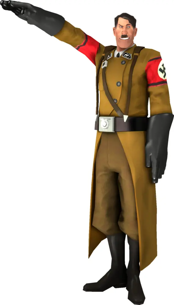 Animated Man in Military Uniform