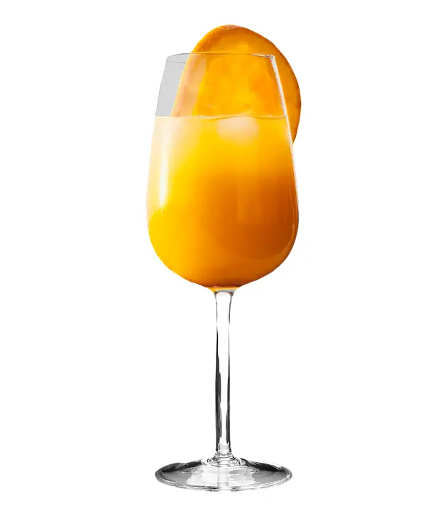 Refreshing Orange Drink with Slice