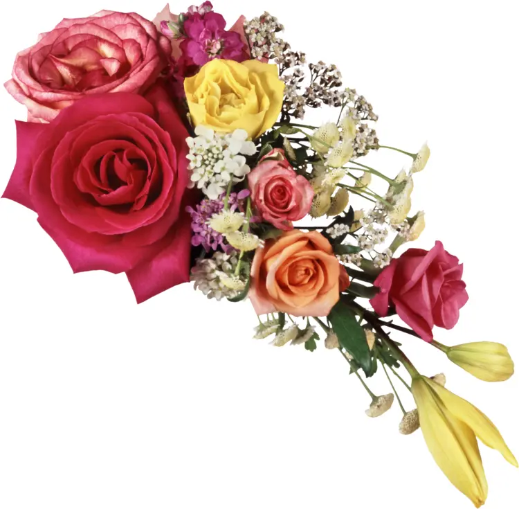 Beautiful Roses and Mixed Flowers Bouquet