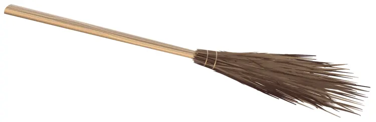 Traditional Brown Broom for Sweeping