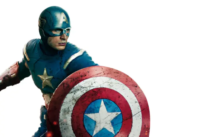 Action Superhero with Shield