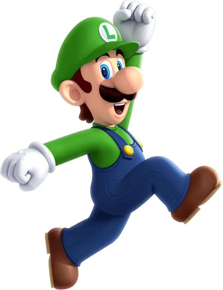 Luigi Jumping