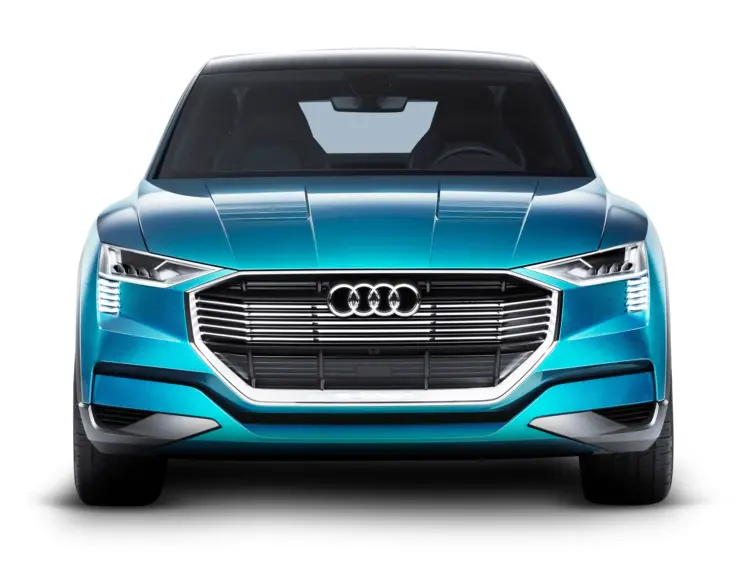 Blue Audi Electric Car with Modern Design