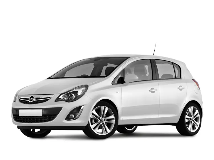 White Hatchback Side View