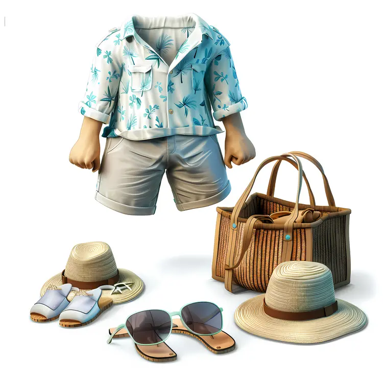 Tropical Summer Casual Outfit