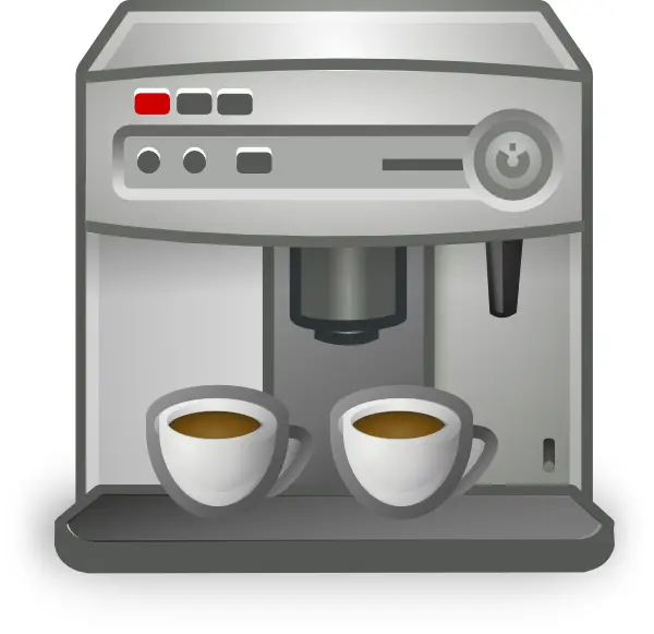 Coffee Machine with Two Cups