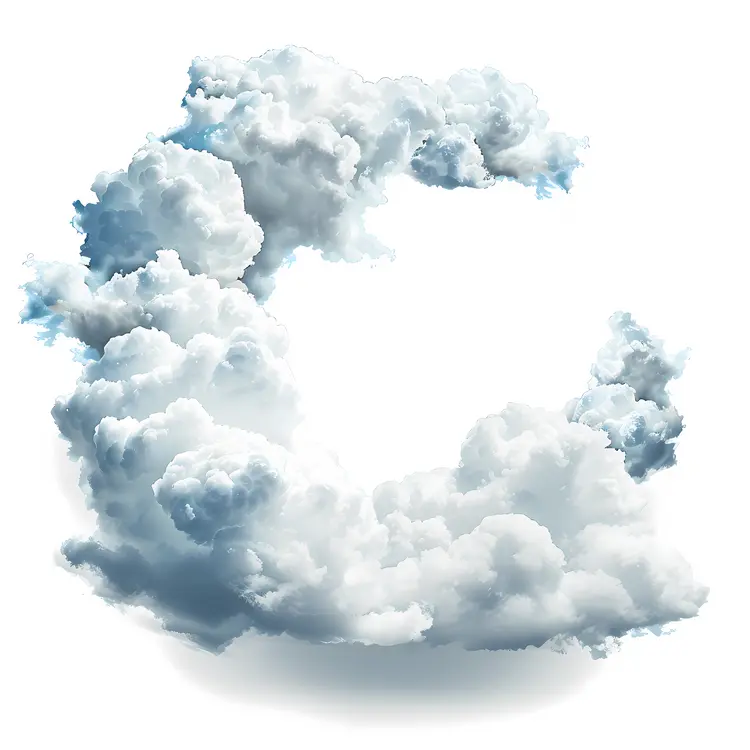 C-Shaped Cloud Formation