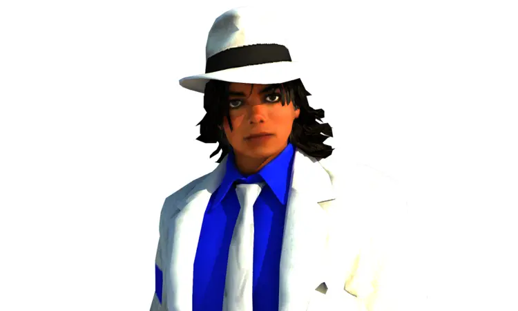 Performer in White Suit and Hat