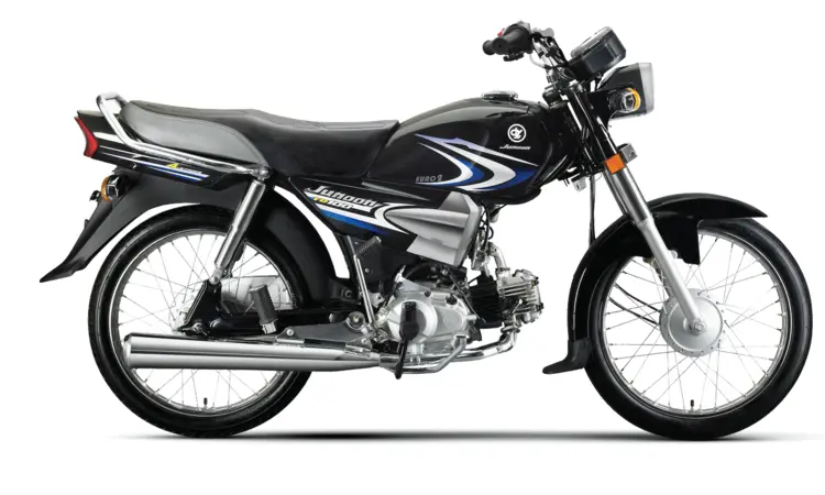 Black Commuter Motorcycle
