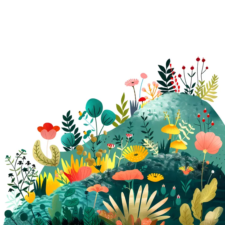Colorful Flowers in Nature