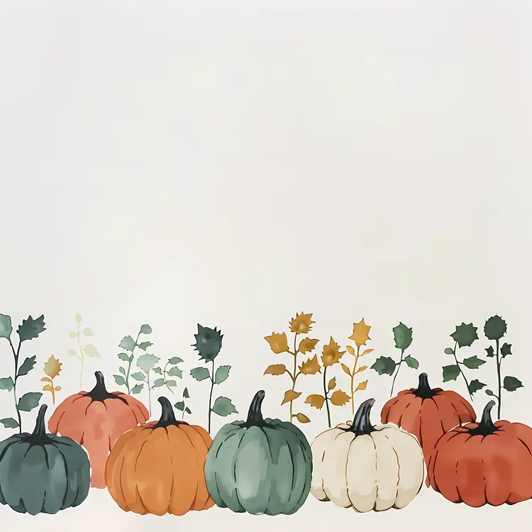 Pumpkins in a Row