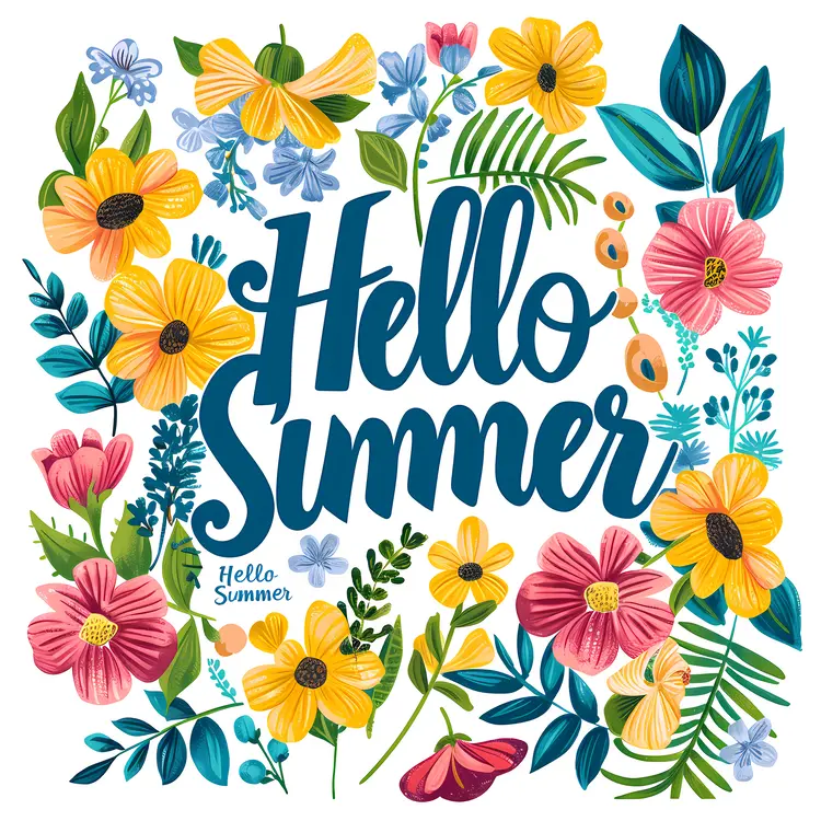 Hello Summer with Floral Design