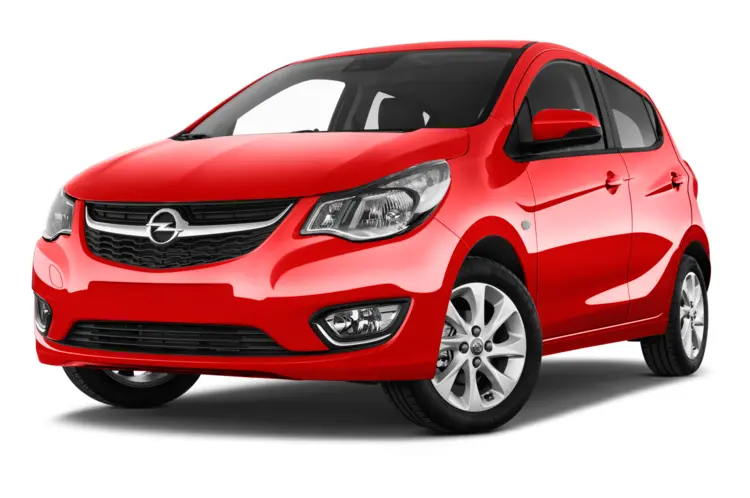 Red Hatchback Car