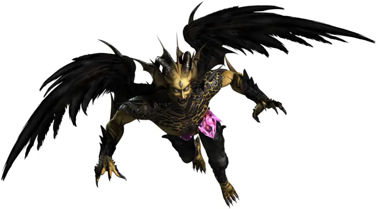 Black Winged Demon Flying