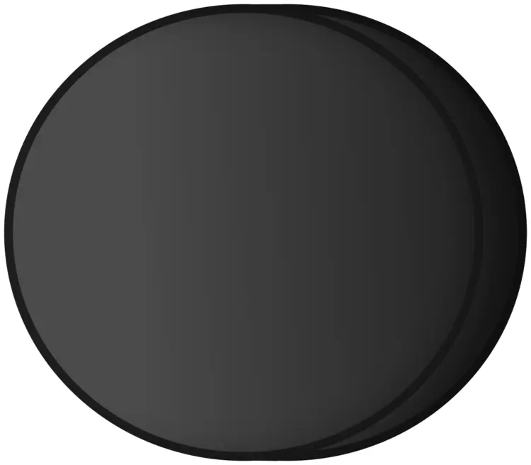 Black Hockey Puck
