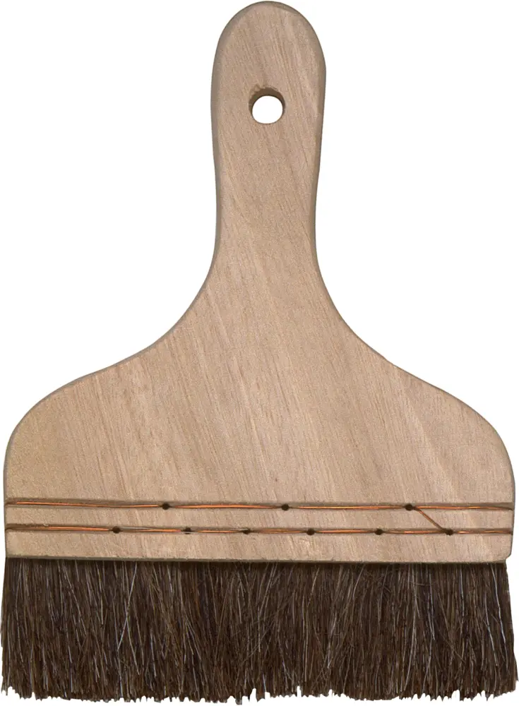 Wide Paint Brush with Wooden Handle