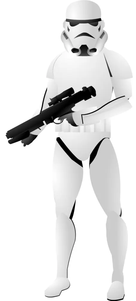 White Stormtrooper Illustration