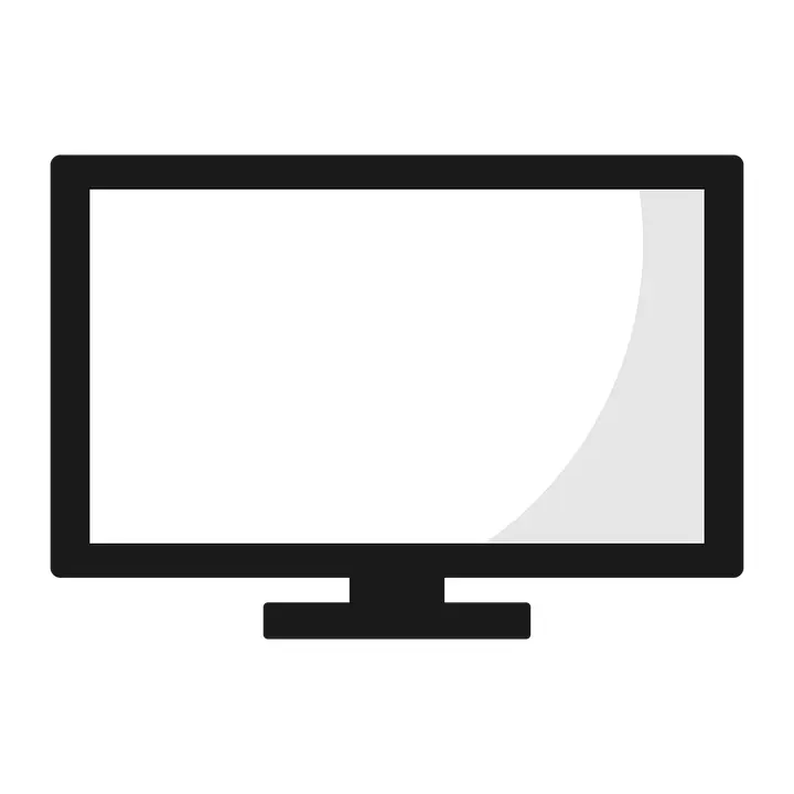 Flat Screen TV with Remote