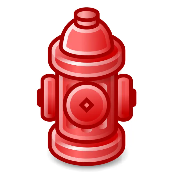 Red Fire Hydrant for Safety