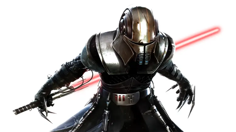 Sith Warrior with Red Lightsaber