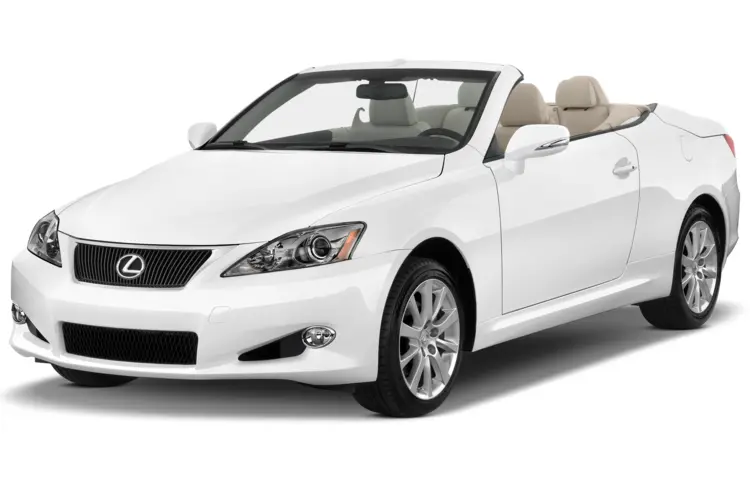 White Lexus Convertible