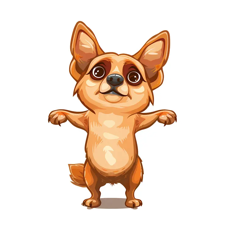 Cute Corgi Dog Illustration