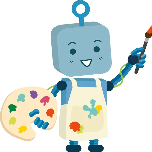 Robot Painter with Palette
