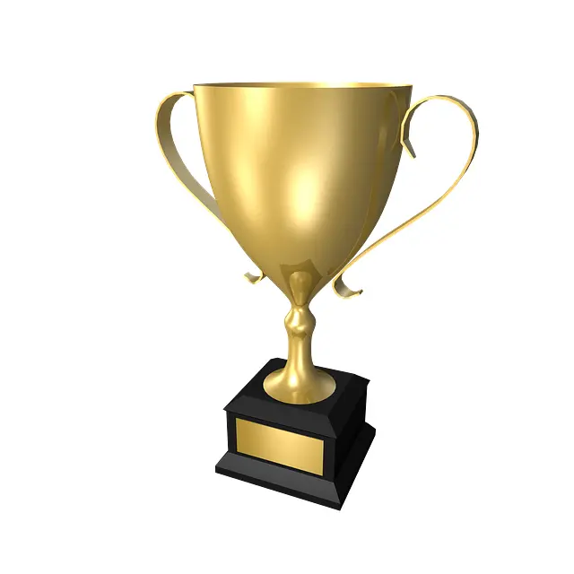 Gold Trophy on Black Base