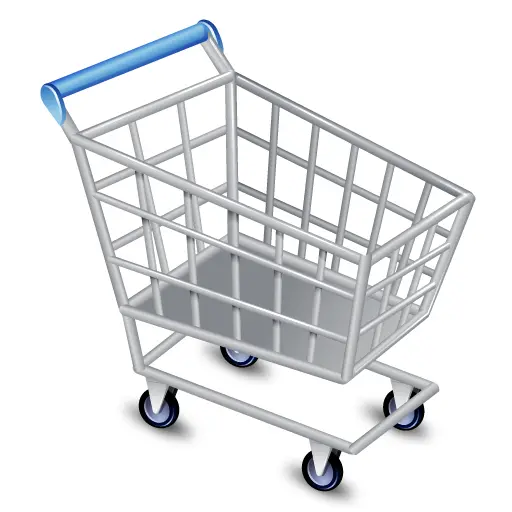 3D Shopping Cart Illustration