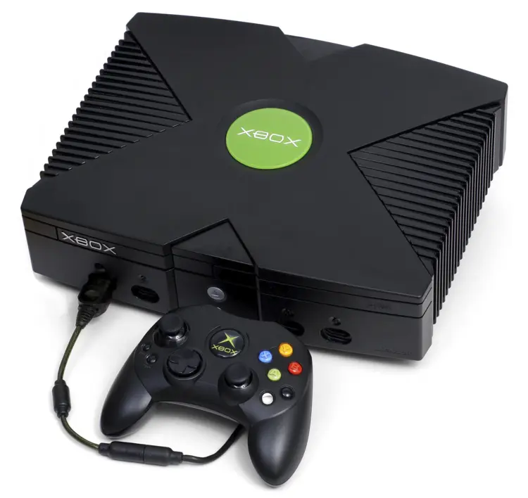 Black Original Xbox Console with Controller