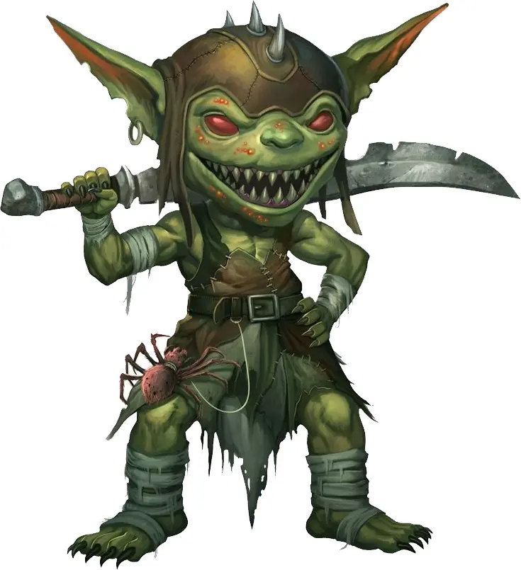 Green Goblin Warrior with Sword