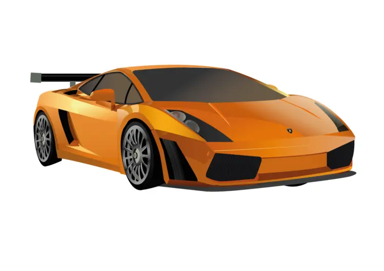 Orange Sports Car for High-Speed Thrills