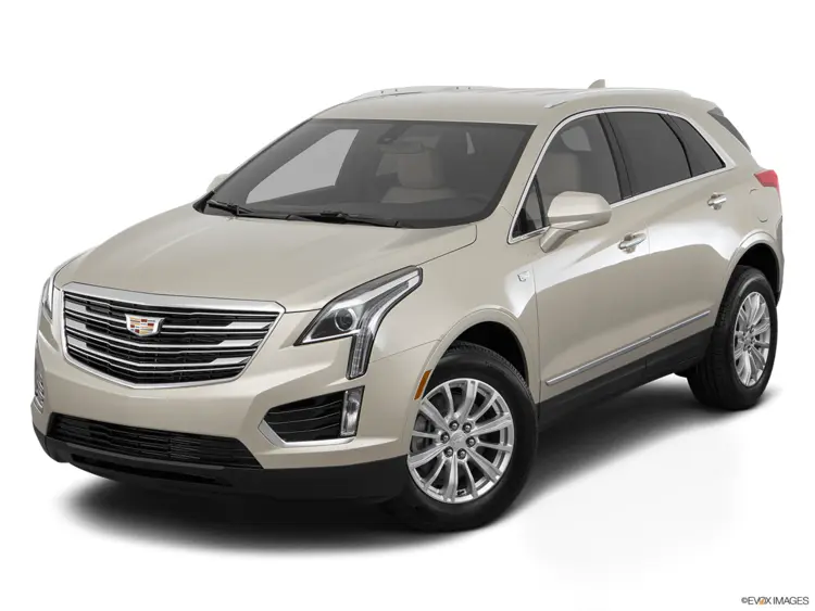 White Cadillac SUV