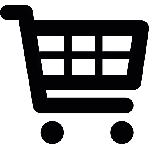 Black Shopping Cart Icon