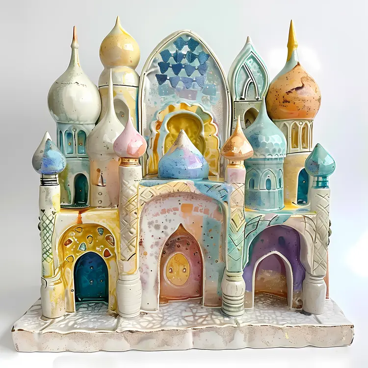 Colorful Artistic Mosque