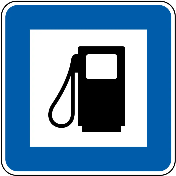 Fuel Pump Sign for Gas Station