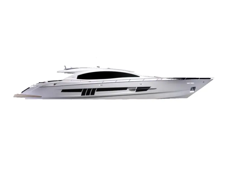 Silver Luxury Yacht