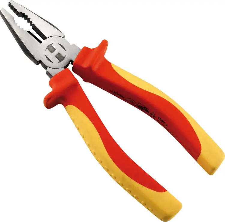 Red and Yellow Pliers for Gripping and Cutting