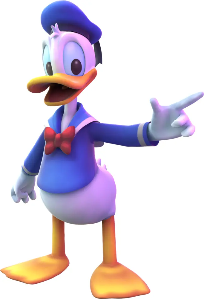 Donald Duck Pointing