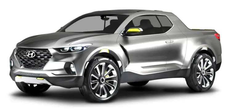 Gray Hyundai Pickup Truck for Utility and Versatility