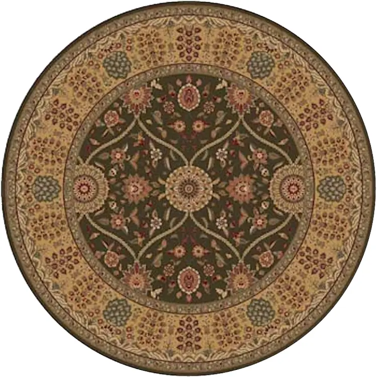Decorative Round Patterned Rug