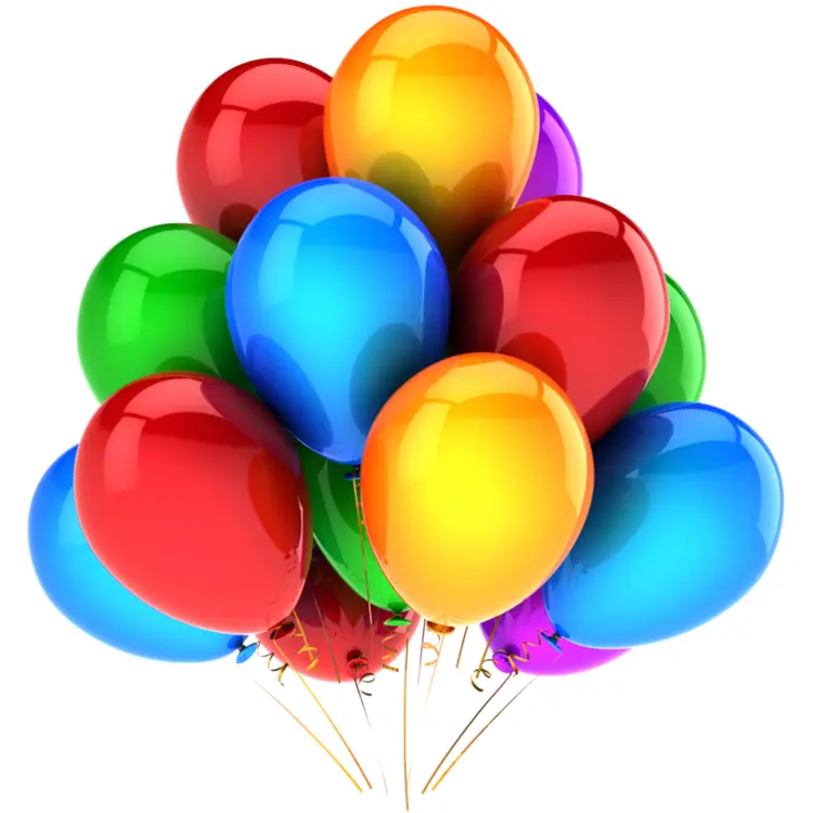 Bunch of Multicolored Balloons