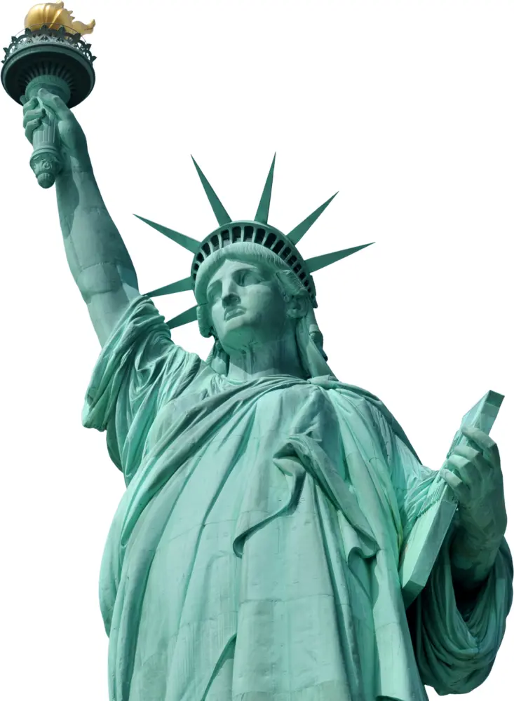 Statue of Liberty with torch