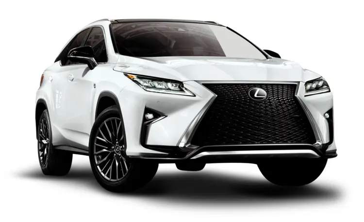 White Lexus SUV